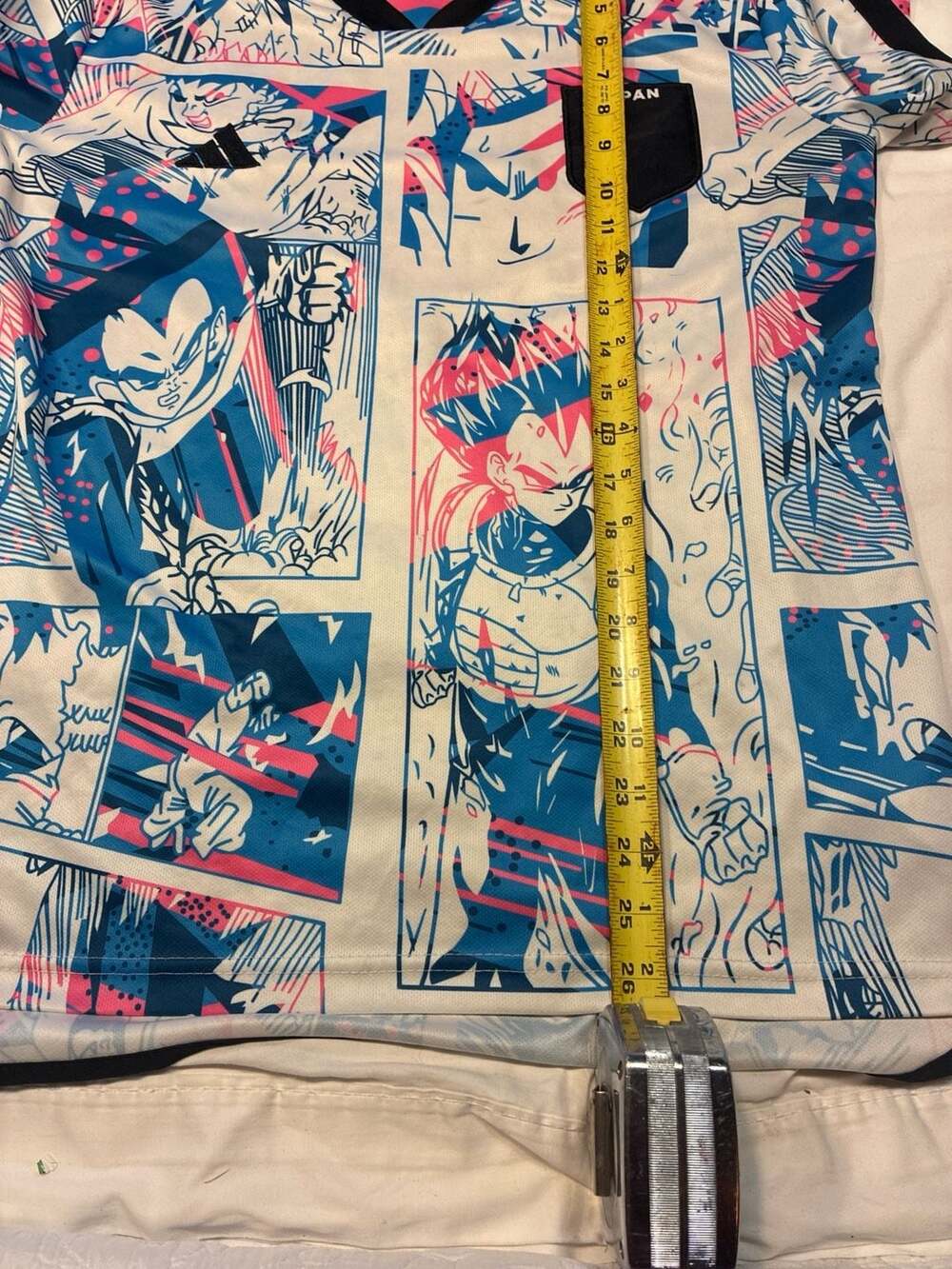 Adidas Japan National Team Special Edition Dragon Ball Z Vegeta Soccer Jersey - Picture 10 of 11
